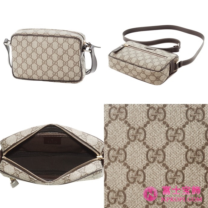 GUCCI/グッチ 2012年春夏定番キャンバスGG柄ミニショルダーバッグ 201447 FCIEG 9643 